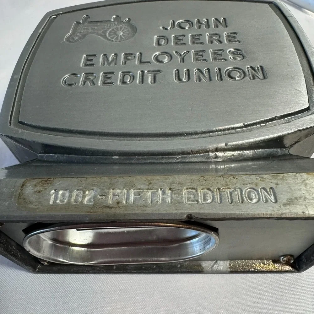 1982 John Deere Employee Credit Union Coin Bank Model GP-1928 Tractor Piggy Bank